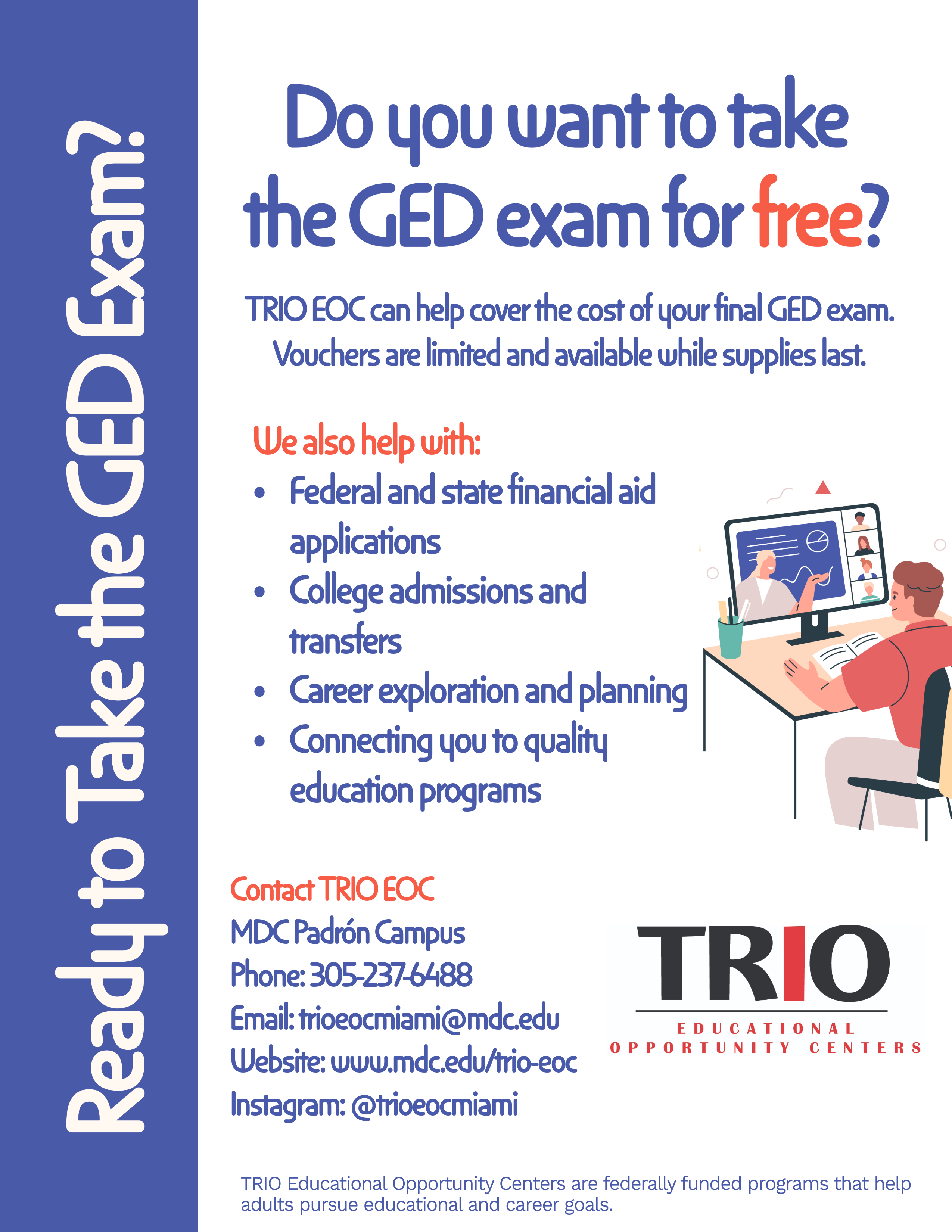 GED Exam Flyer